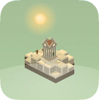Small Living Island widget in morning light
